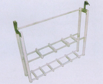 Thick plate and gold frame (Teflon bar skeleton)