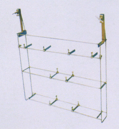 Thick plate PTH hanging basket